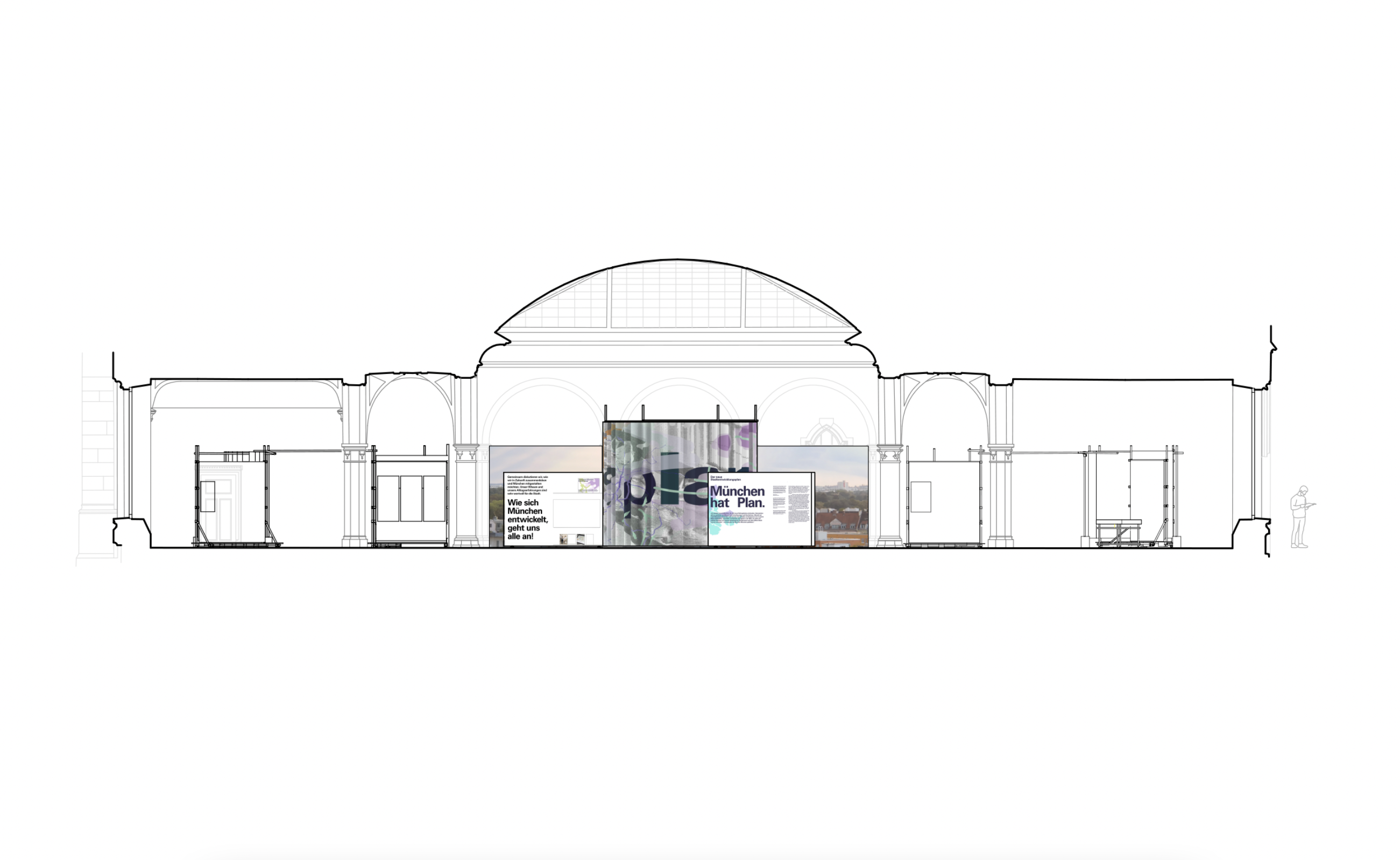 Jahresausstellung Stadt München Studio Sebastian Klawiter München hat Plan