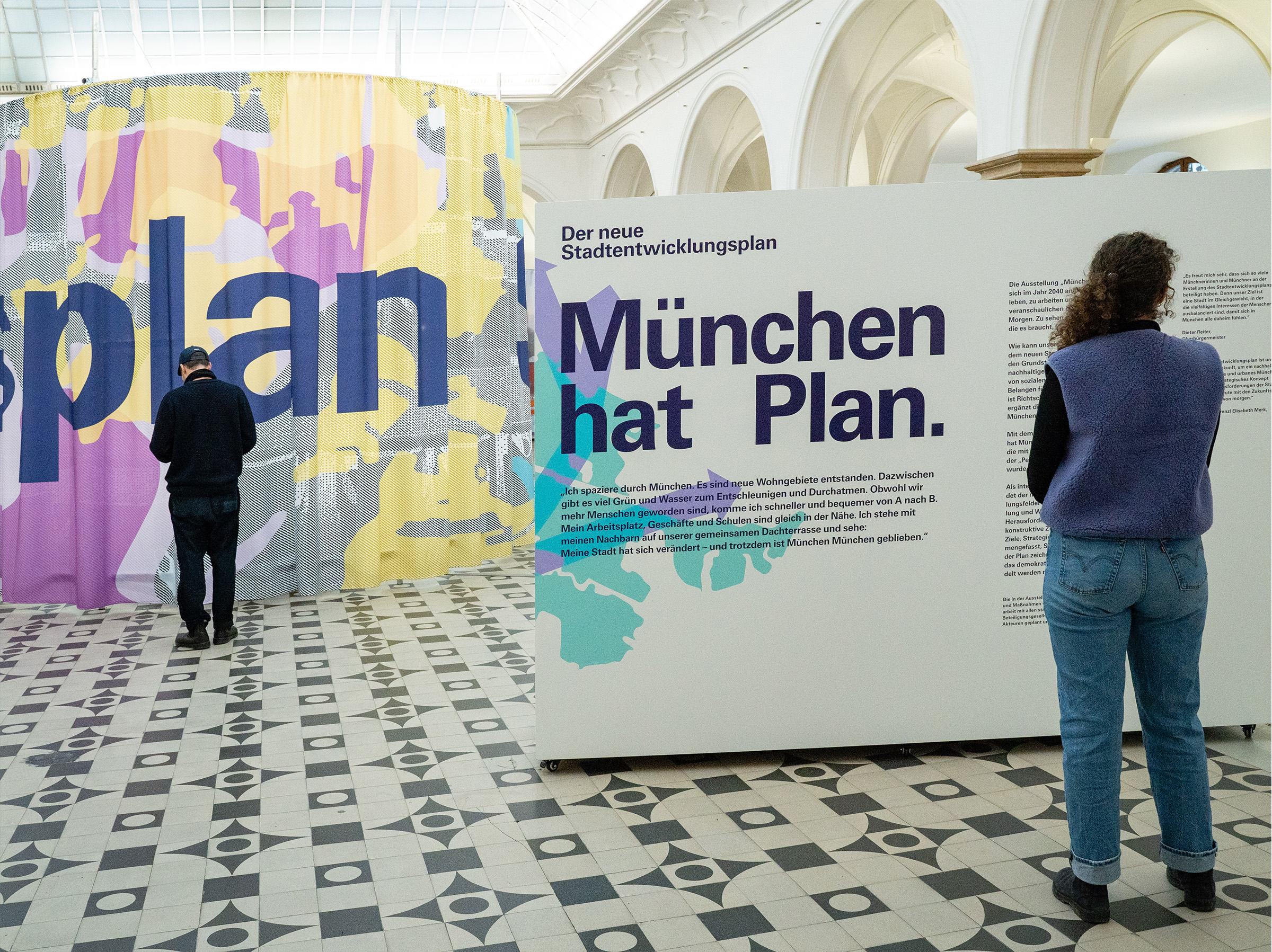 Ausstellungsarchitektur München hat plan StudioSebastianKlawiter Plantreff Stadt München Rathausgallerie